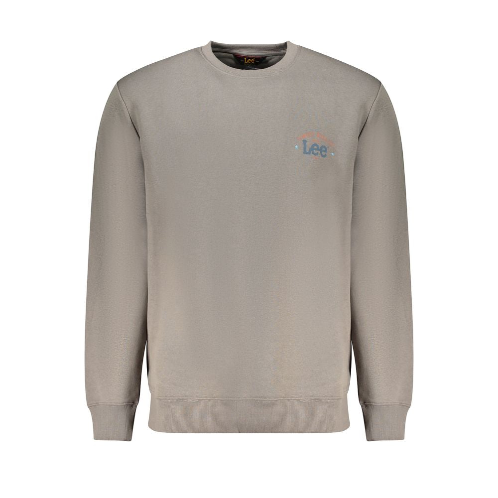 Grigio Cotton Men Sweatshirt