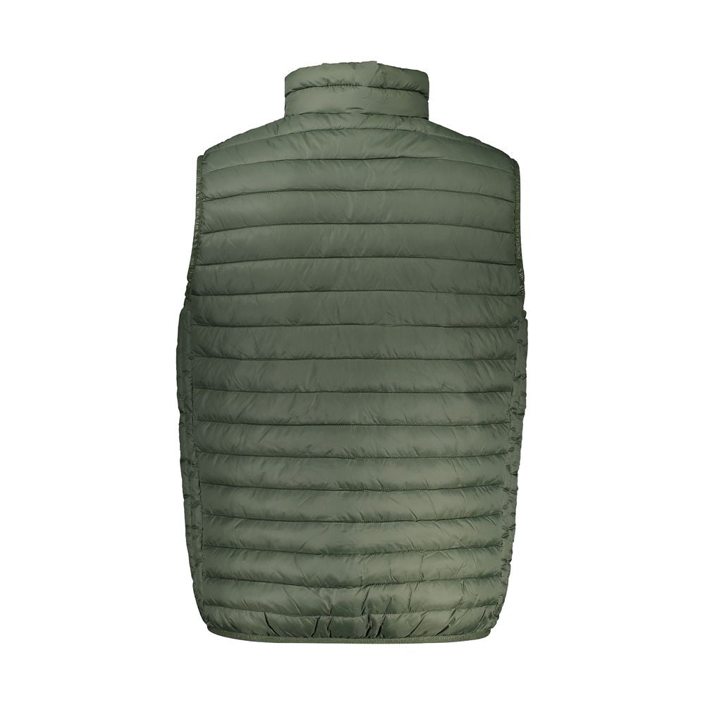 Verde Poliammide Mens Vest
