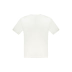 White Cotton Men's T-Shirt