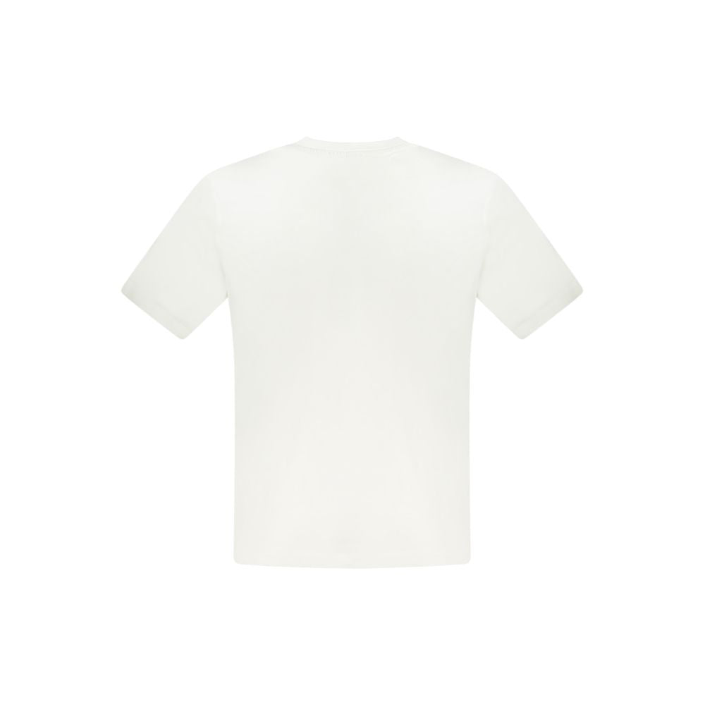White Cotton Men's T-Shirt