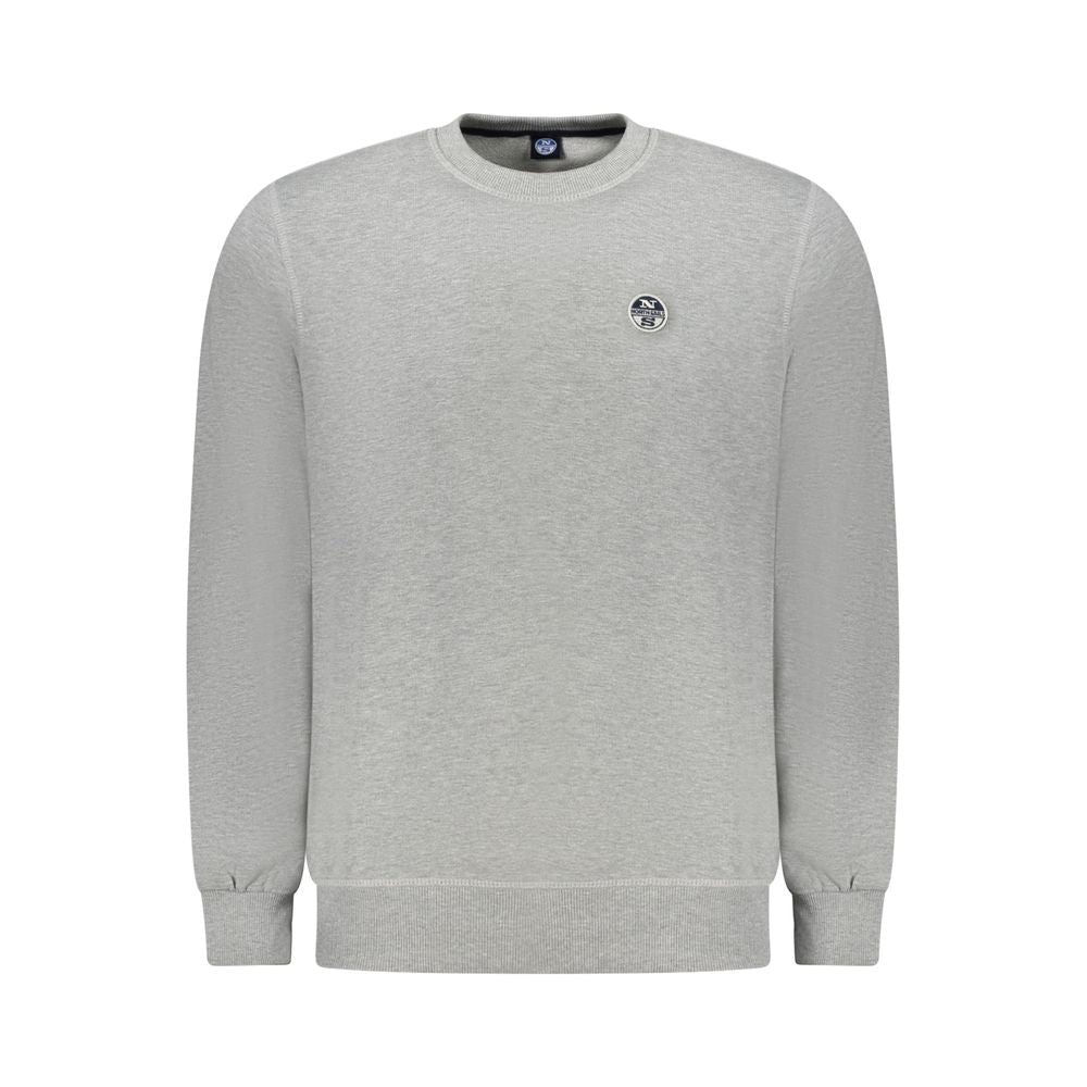 Grigio Cotton Men Sweatshirt