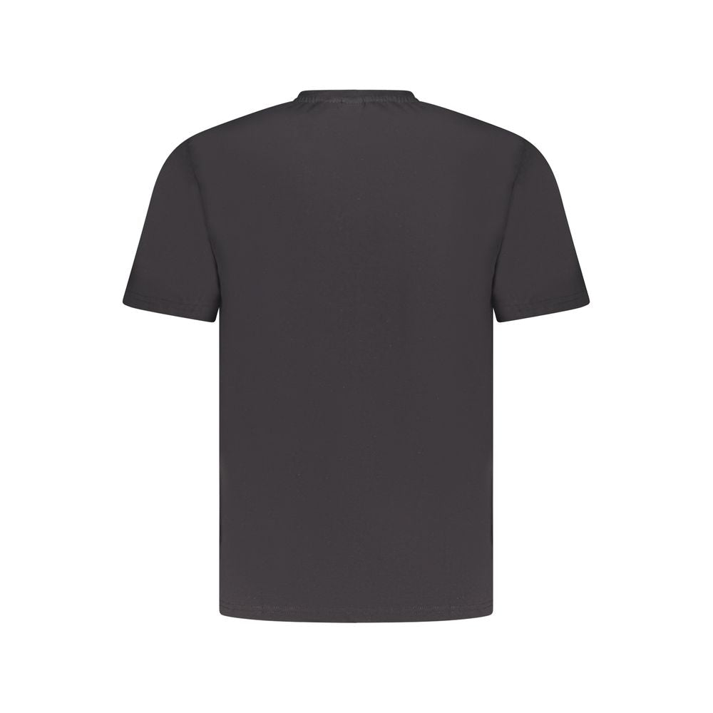 Black Cotton Men's T-Shirt