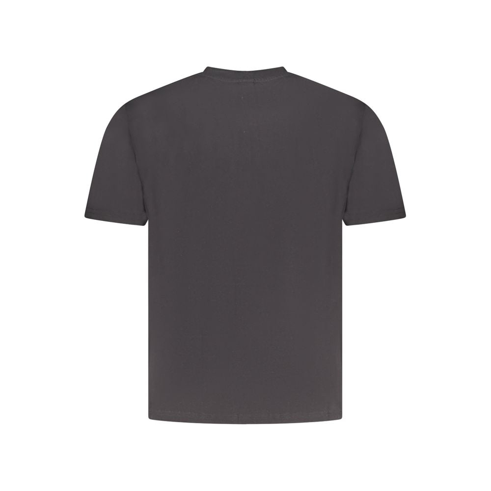 Black Cotton Men's T-Shirt