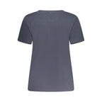 Blue Sustainable Cotton Women T-Shirt