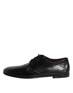 Black Leather Lace Up Derby Dress Formal Shoes