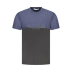 Blue Cotton Men's T-Shirt