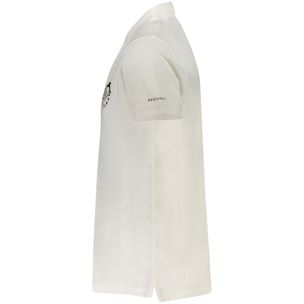 White Cotton Men's Polo