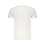 White Cotton Men T-Shirt