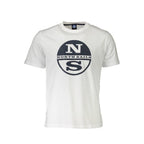 White Cotton Men's T-Shirt