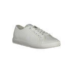 White Cotton Men's Sneaker