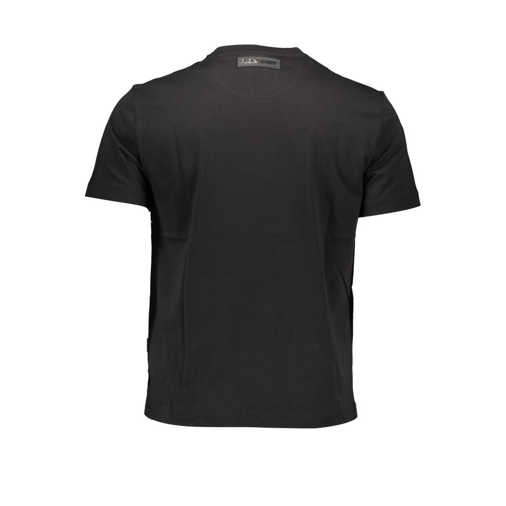 Black Cotton Men's T-Shirt