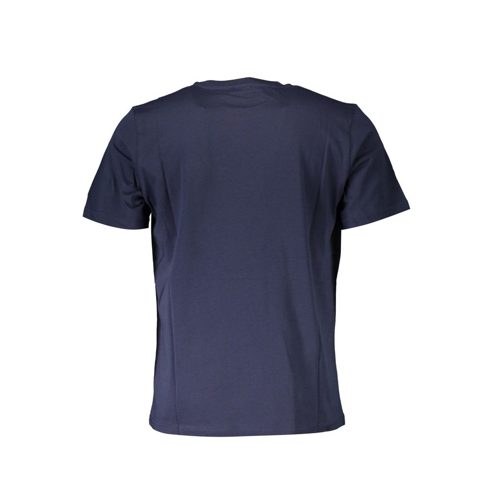 Blue Cotton Mens T-Shirt