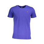 Blue Cotton Men's T-Shirt