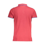 Red Cotton Men Polo