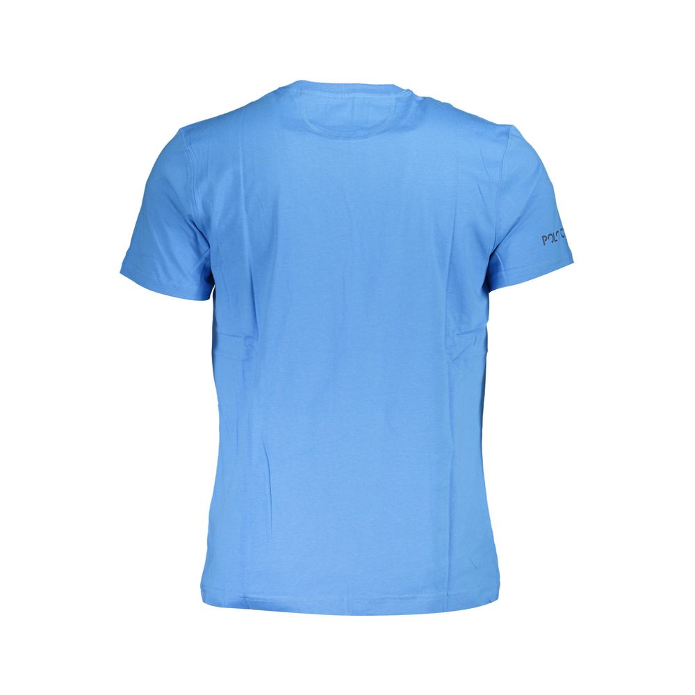 Blu Cotton Men T-Shirt