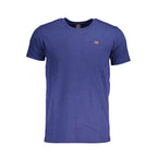 Blu Cotton Men T-Shirt