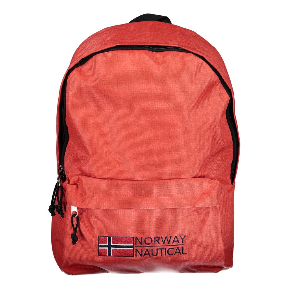 Rosso Polyester Men Backpack