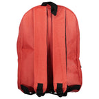 Rosso Polyester Men Backpack