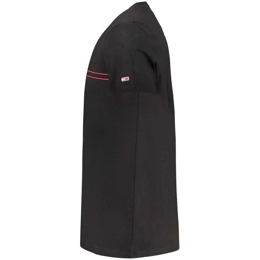 Black Cotton Men's T-Shirt