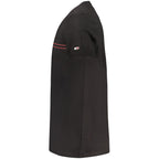 Black Cotton Men's T-Shirt