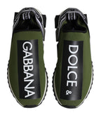 Green Black Slip On Sorrento Sneakers Shoes