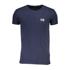 Blue Cotton Men's T-Shirt