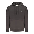 Black Cotton Men's Hoodie