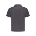 Black Cotton Mens Polo Shirt