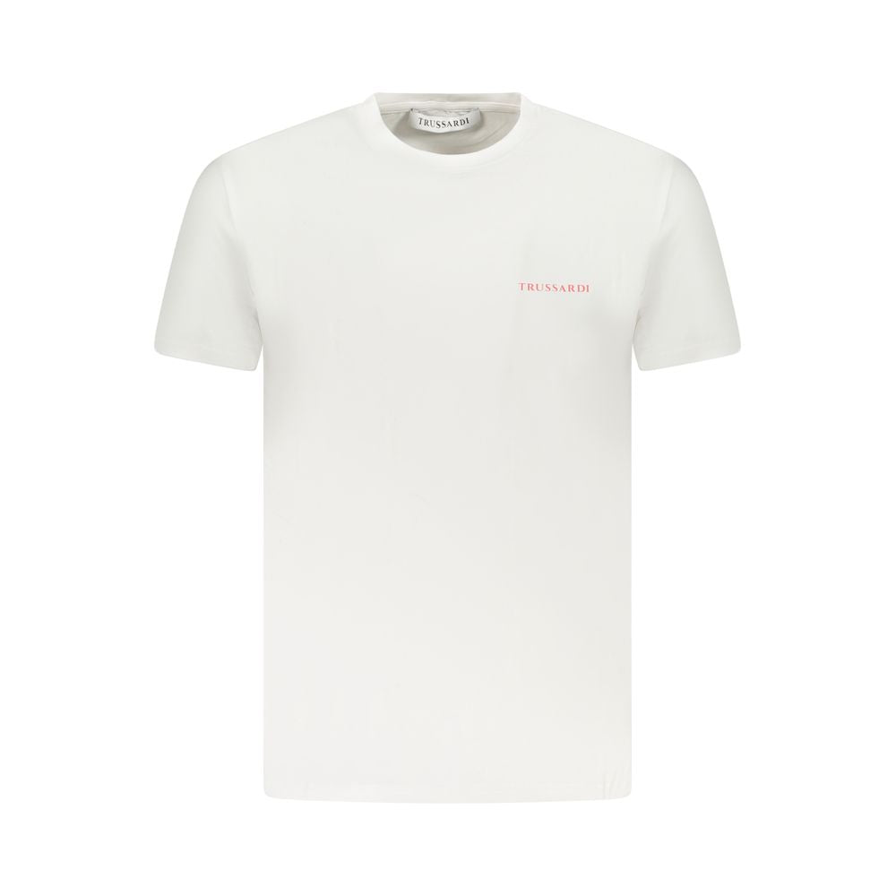 White Cotton Men's T-Shirt