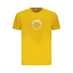Yellow Cotton Men T-Shirt