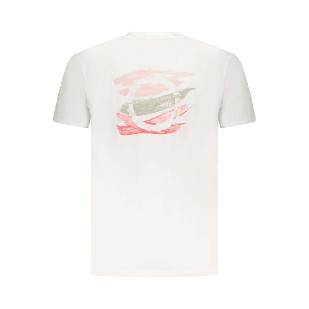 White Cotton Men's T-Shirt