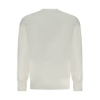White Cotton Men Sweatshirt