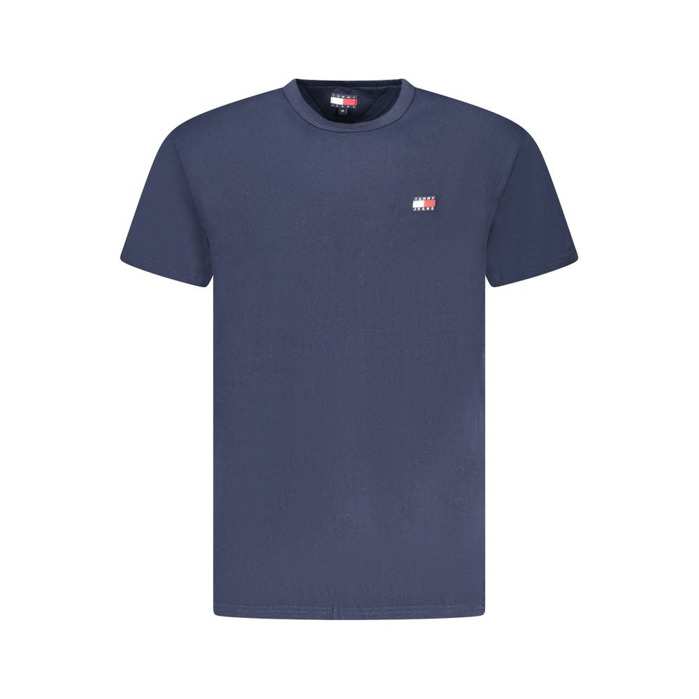 Blue Cotton Men's T-Shirt