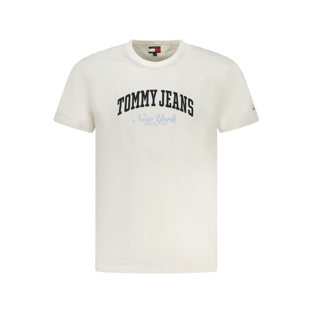 White Cotton Men's T-Shirt