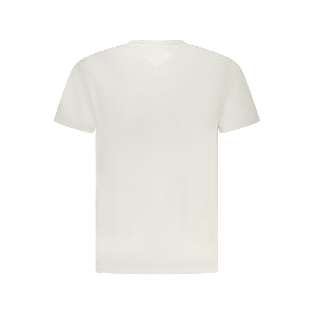 White Cotton Men's T-Shirt