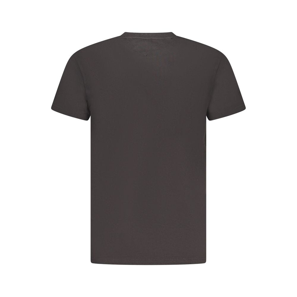 Black Cotton Men's T-Shirt