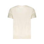 Beige Cotton Men's T-Shirt