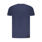Blue Cotton Men's T-Shirt