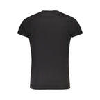 "Black Cotton Men T-Shirt"