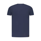 Blue Cotton Men T-Shirt