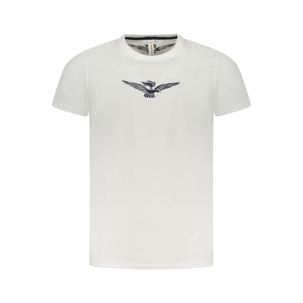 White Cotton Men's T-Shirt
