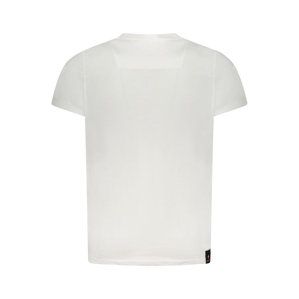 White Cotton Men's T-Shirt