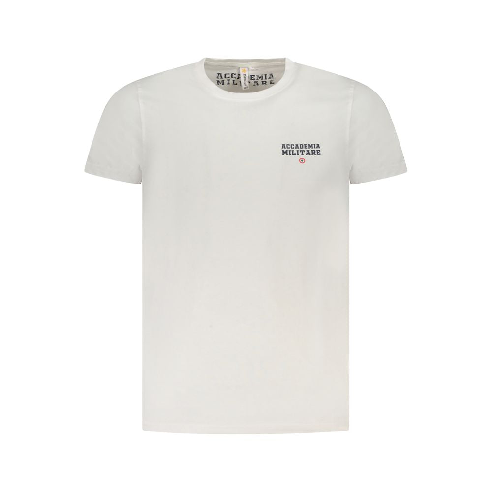 White Cotton Men's T-Shirt