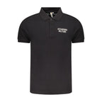 Black Cotton Men's Polo Shirt