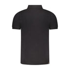 Black Cotton Men's Polo Shirt
