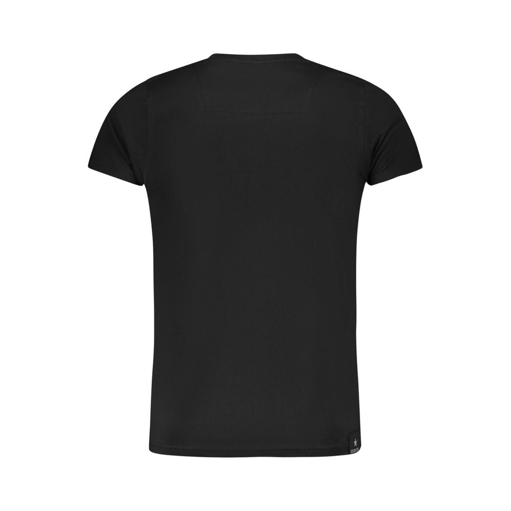 Black Cotton Men's T-Shirt