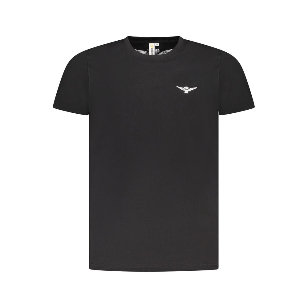 Black Cotton Men's T-Shirt