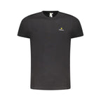 Black Cotton Men T-Shirt