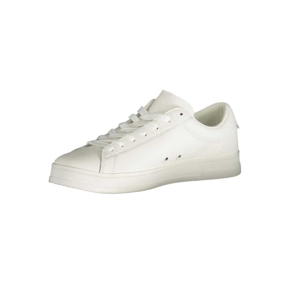 Bianco Poliuretano Uomo Sneaker
