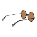 Gold Stainless Steel Sunglasses